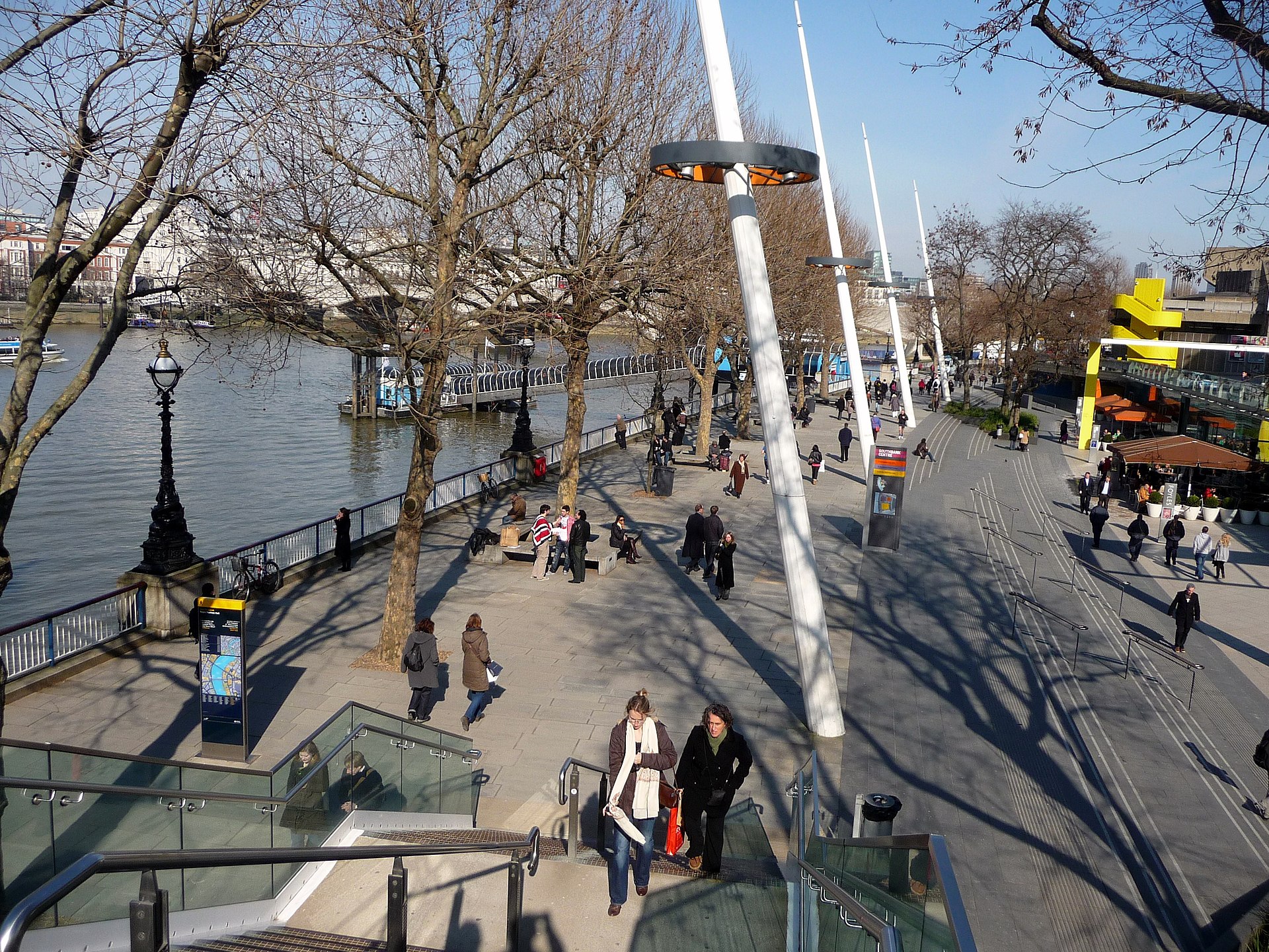 Paseo de South Bank junto al Támesis