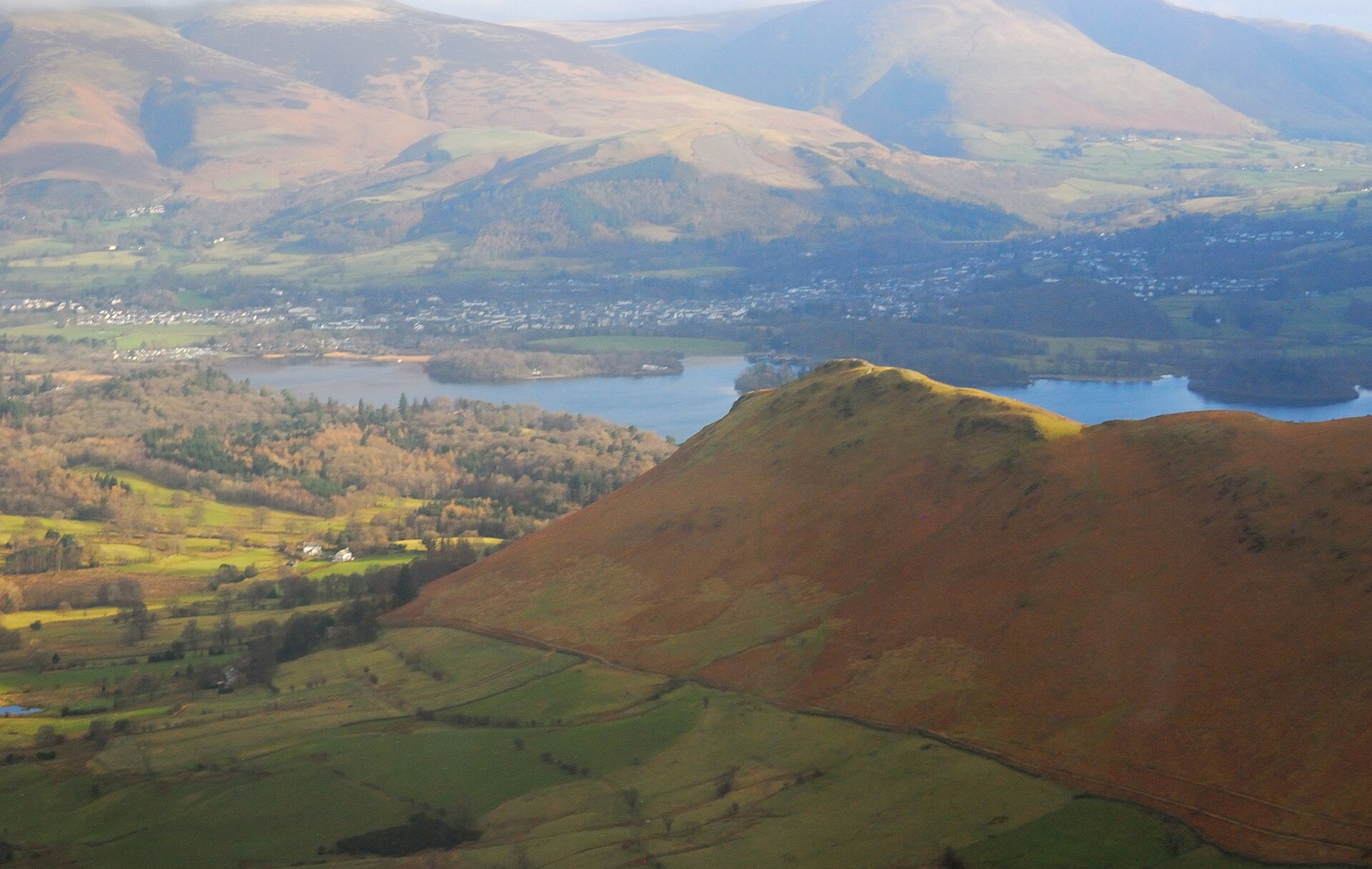 Keswick et paysage des lacs