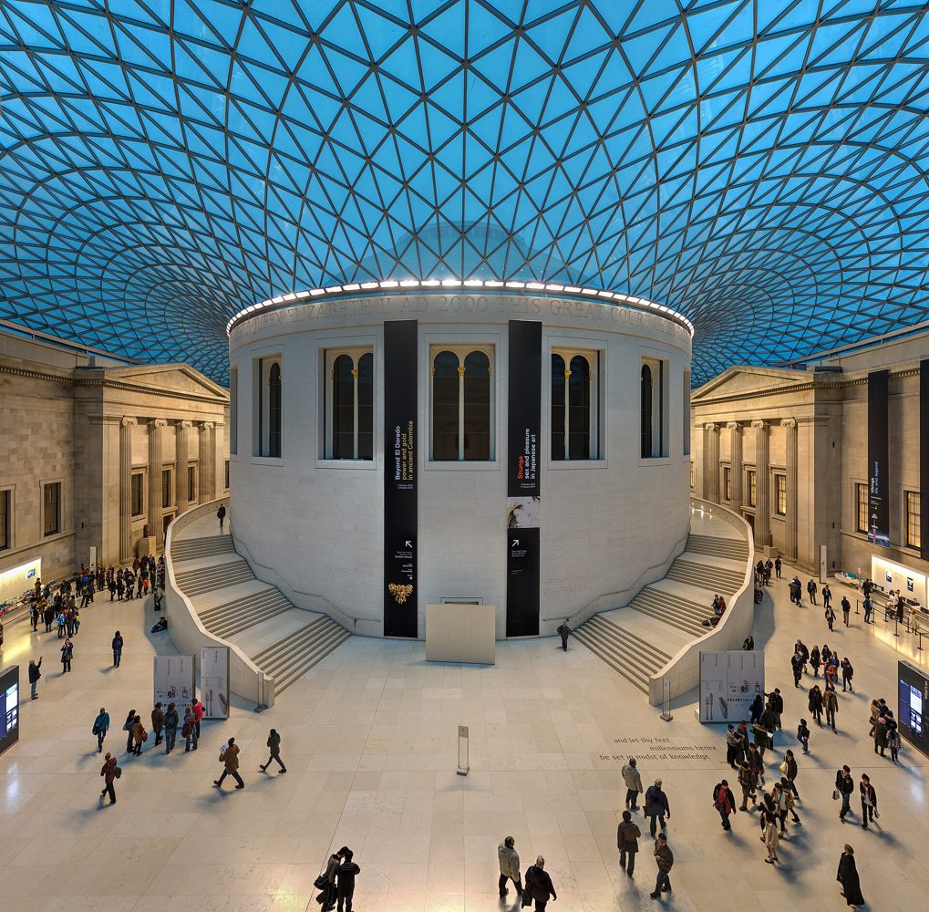 Gran Atrio del British Museum bajo su cubierta de cristal