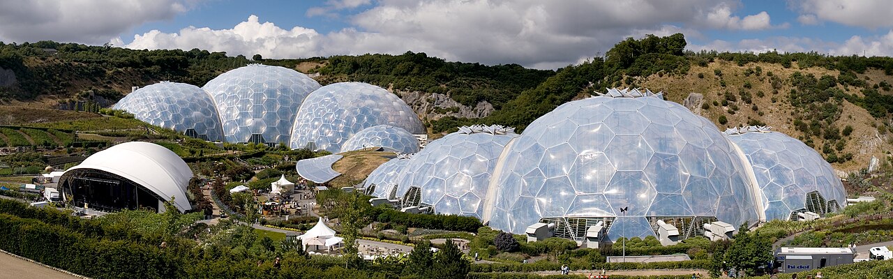 Eden Project Cornwall biomes